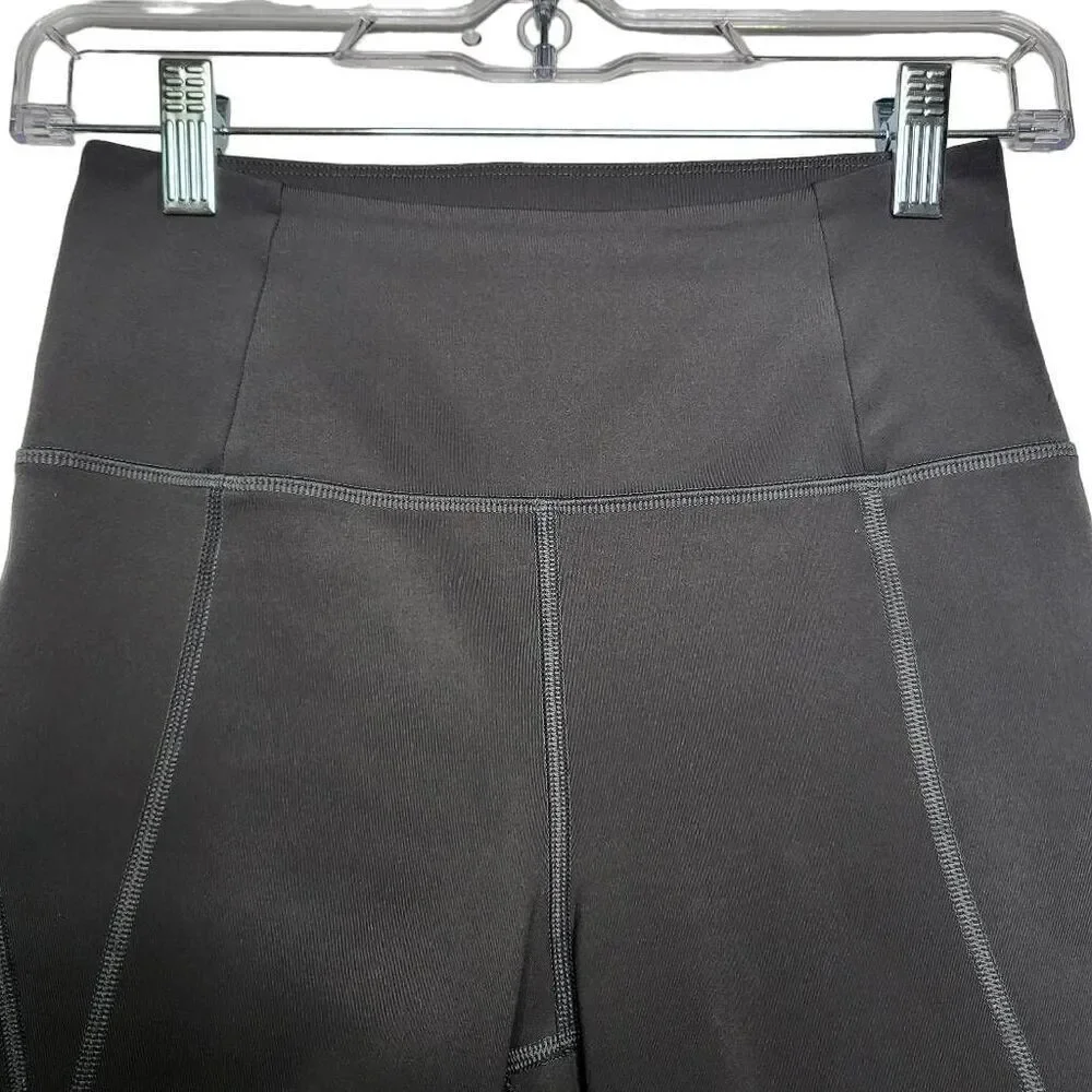 Girlfriend Collective Gray High Rise Bike Shorts Small